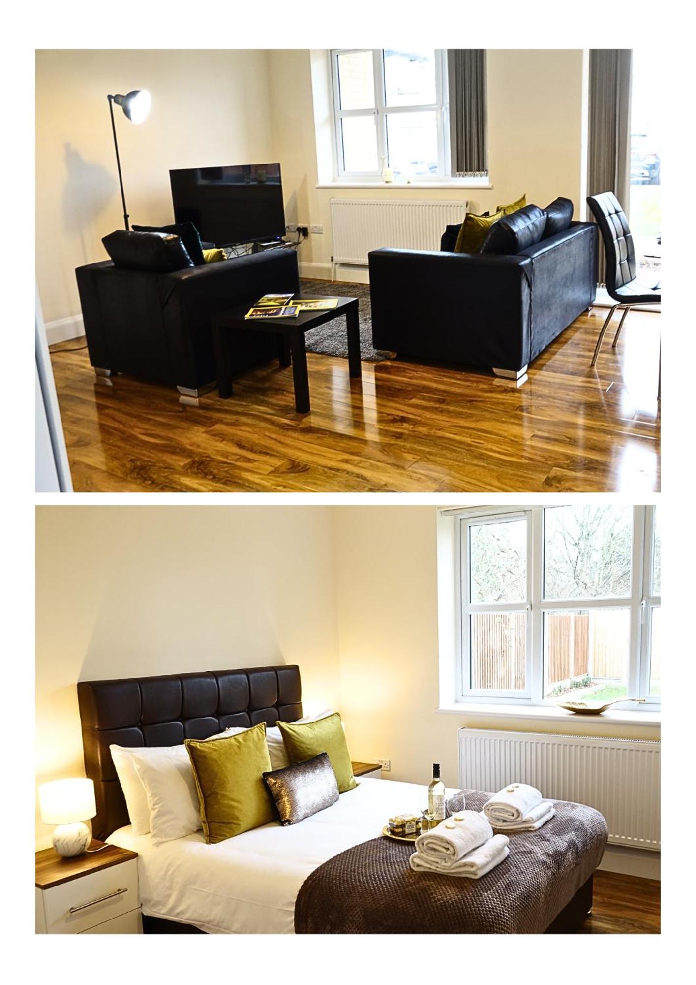 Ashford  Luxury 2 Bed 2 Bath - Free Parking - 5Min To Airport - Sleeps 6 아파트 외부 사진