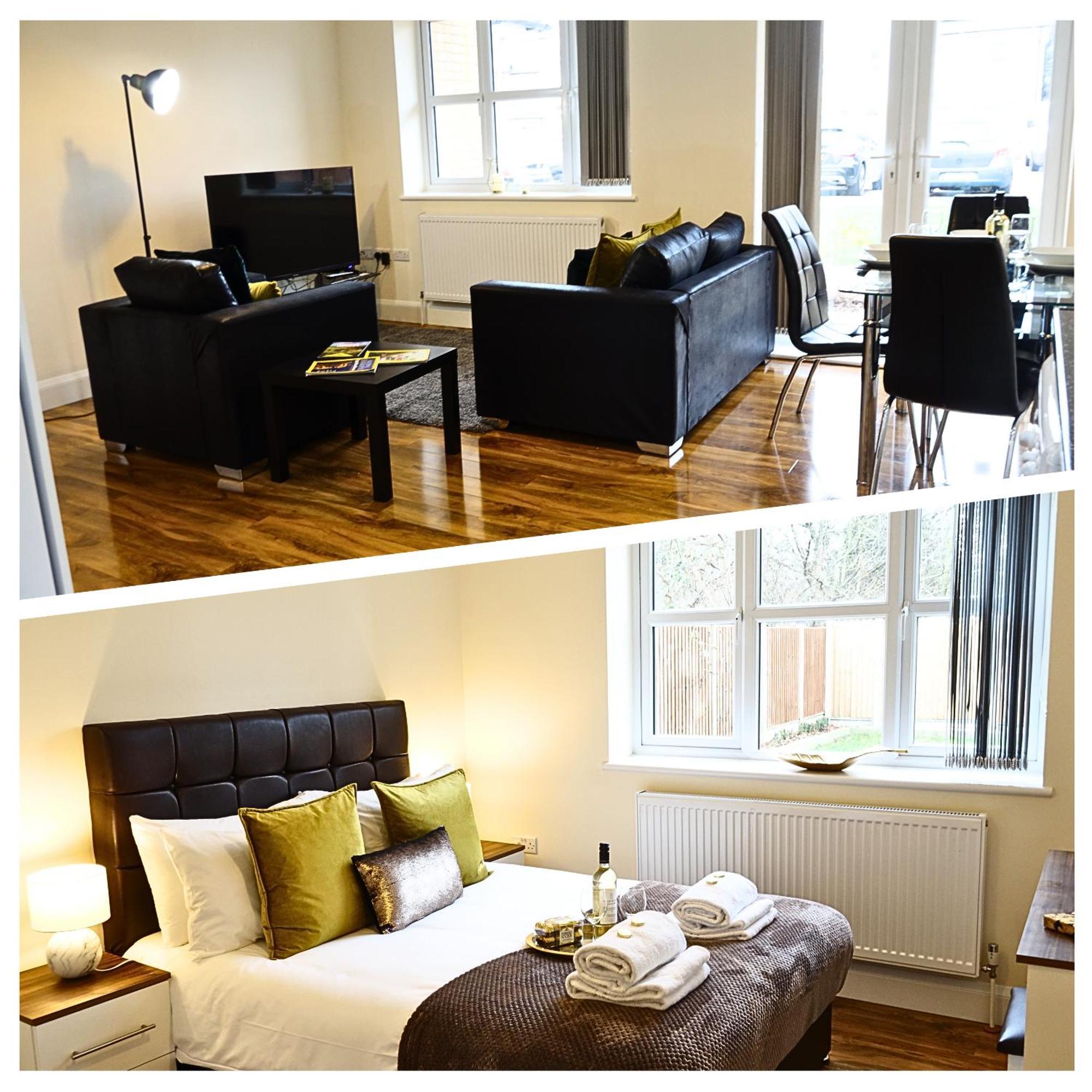 Ashford  Luxury 2 Bed 2 Bath - Free Parking - 5Min To Airport - Sleeps 6 아파트 외부 사진